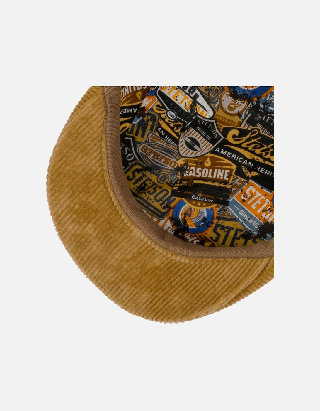 8-Panel Corduroy Flat Cap