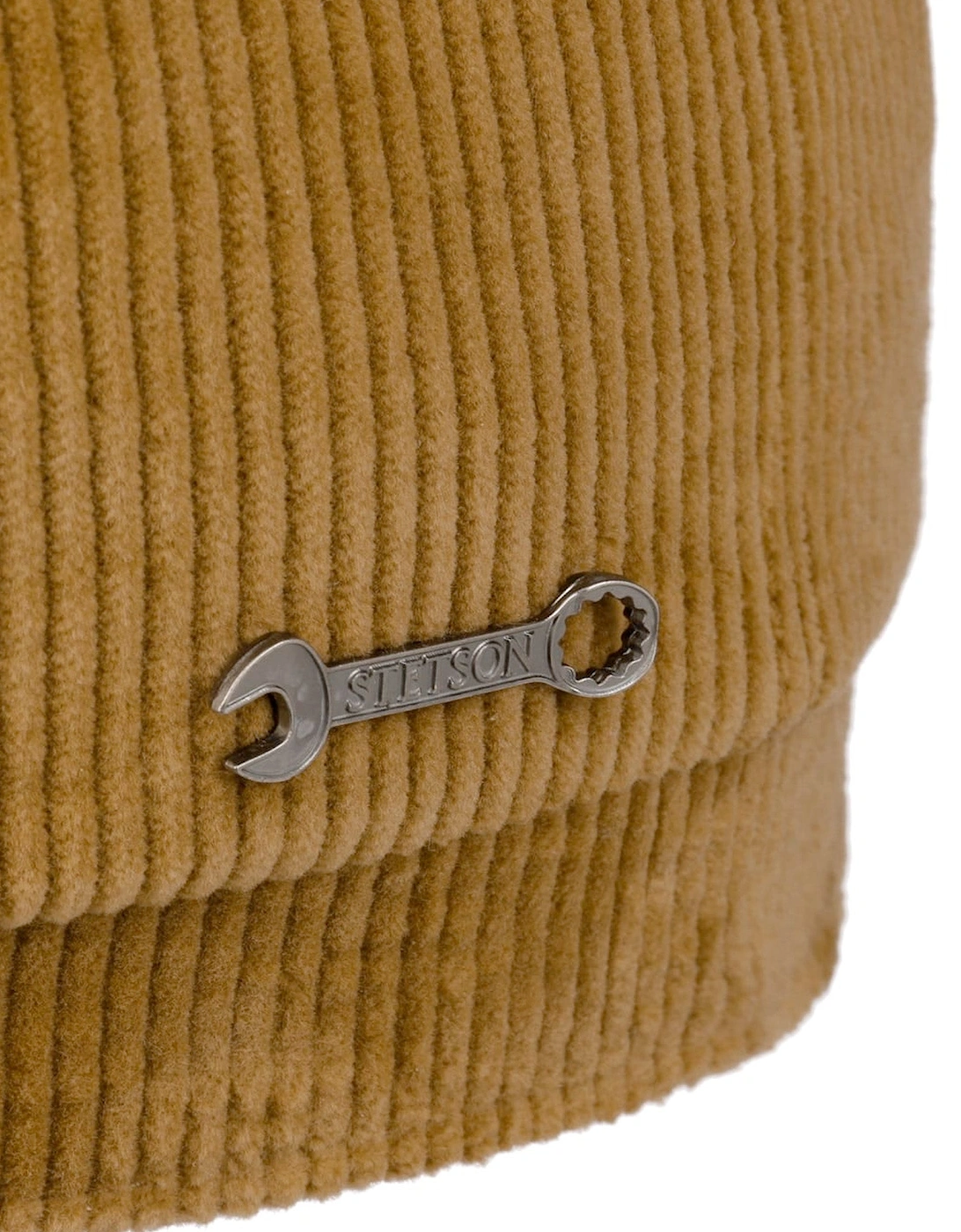 8-Panel Corduroy Flat Cap