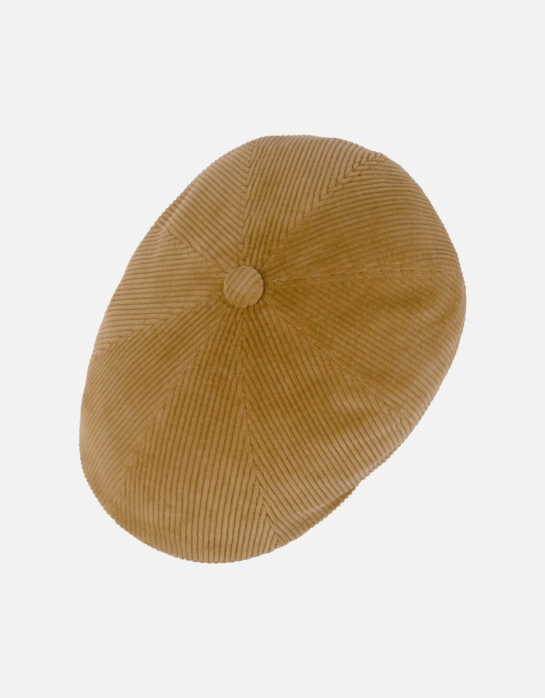8-Panel Corduroy Flat Cap