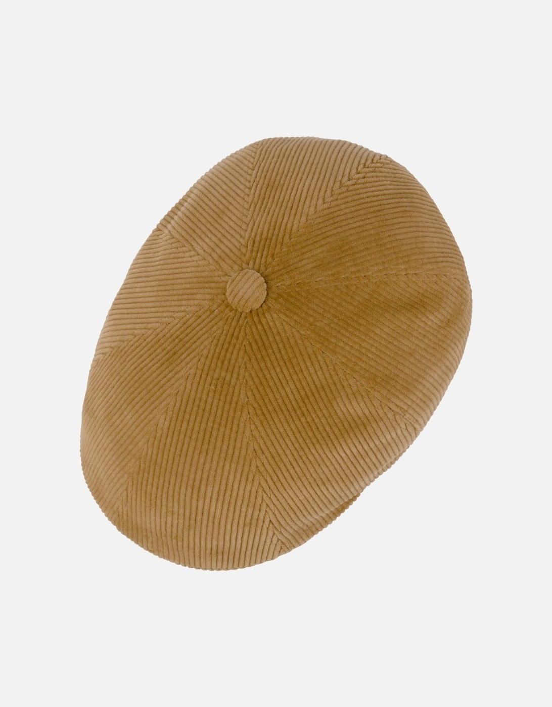 8-Panel Corduroy Flat Cap
