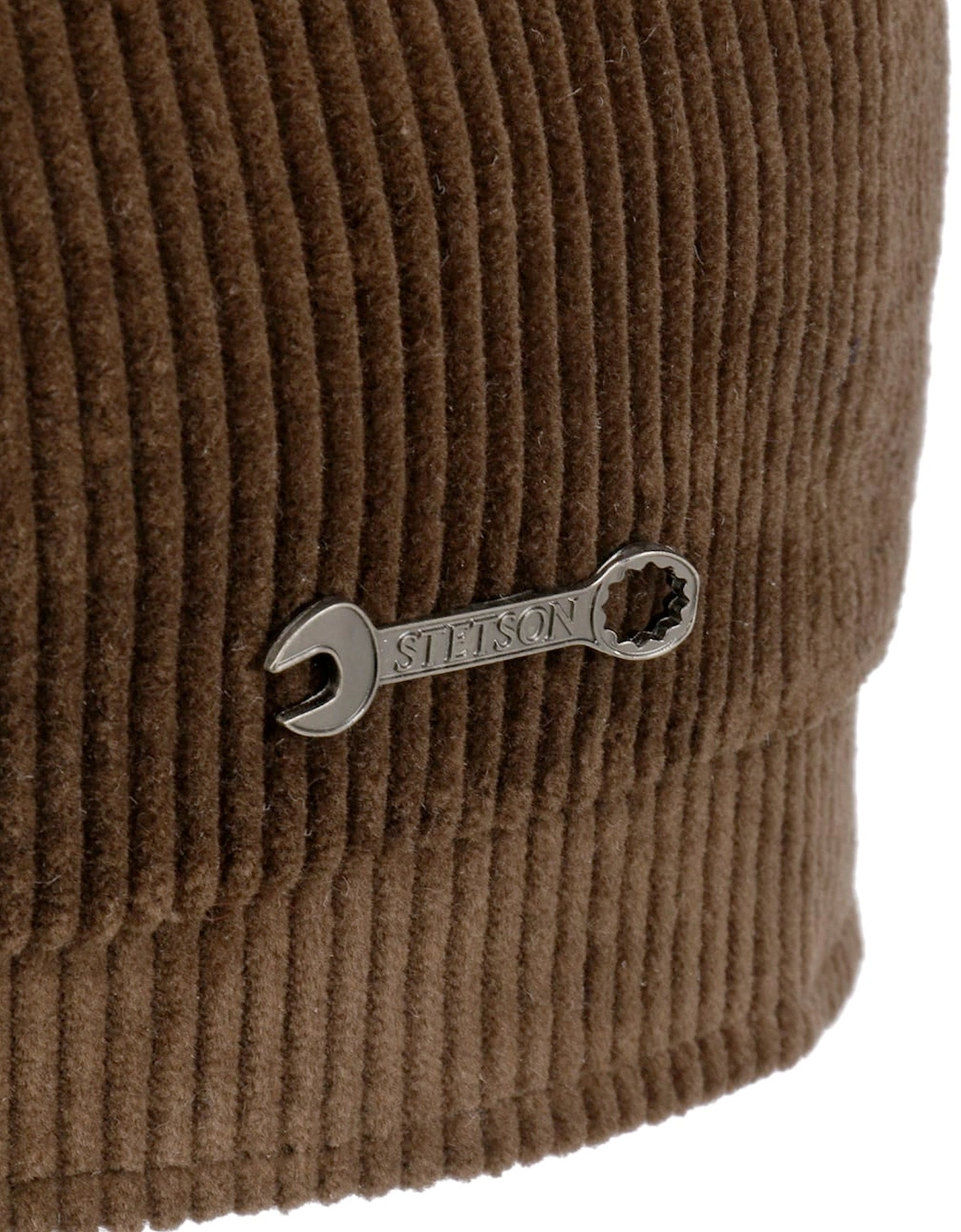 8-Panel Corduroy Flat Cap