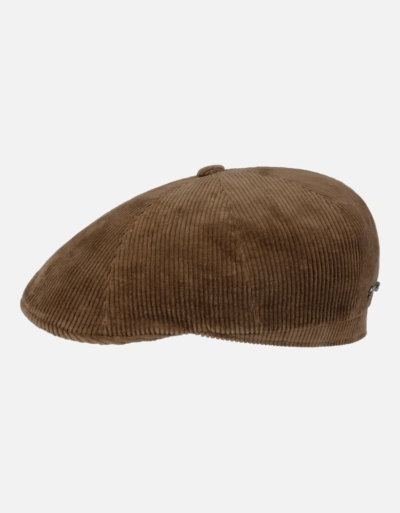 8-Panel Corduroy Flat Cap