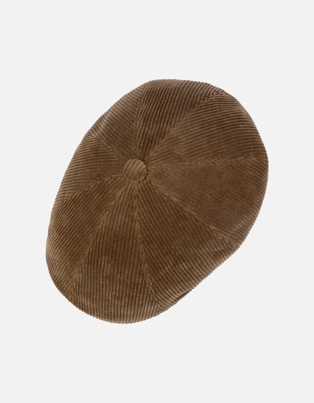 8-Panel Corduroy Flat Cap