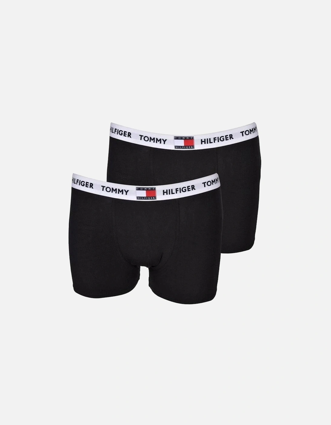 2-Pack Organic Cotton Luxe Logo Boys Boxer Trunks, Black, 5 of 4