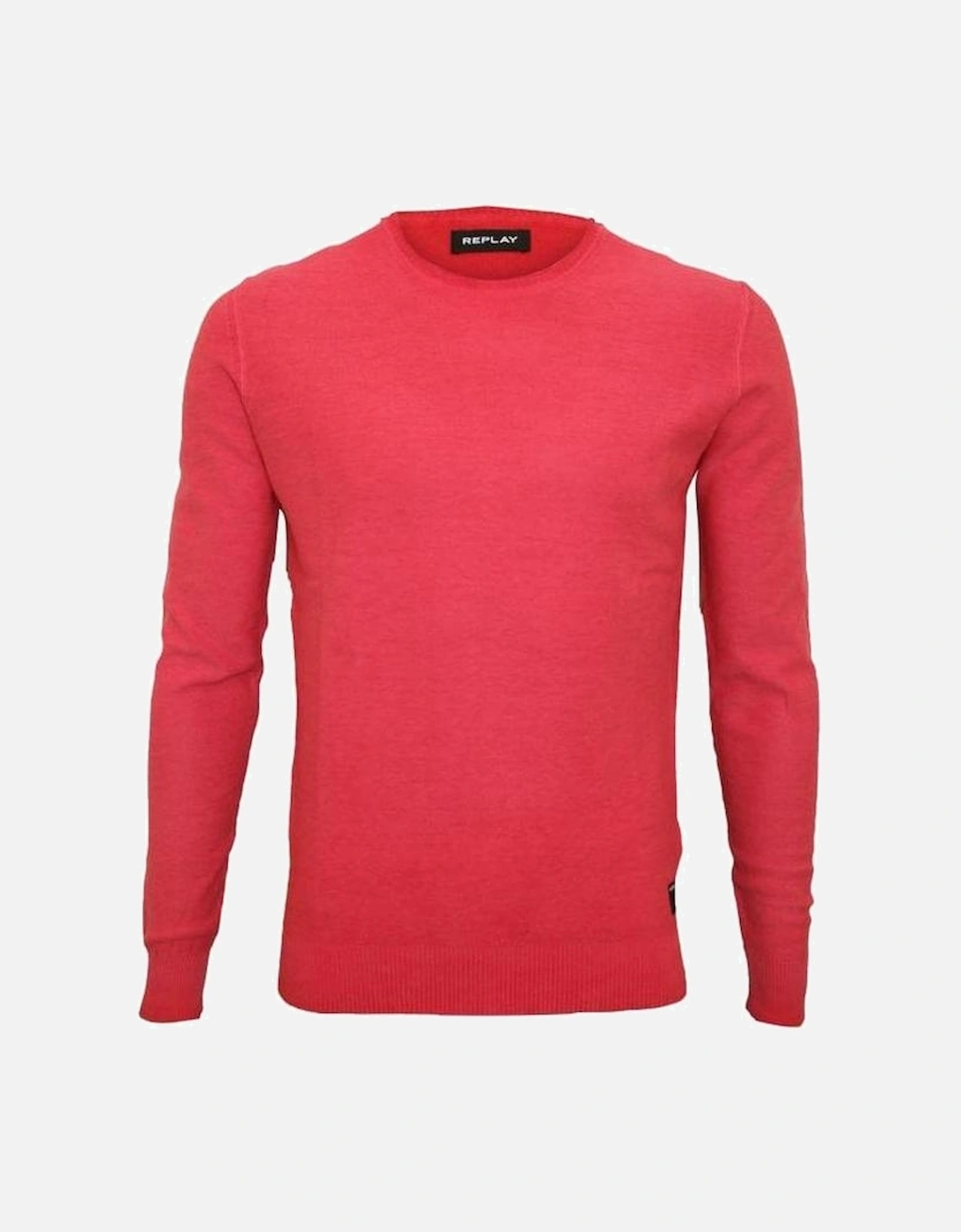 Lightweight Crew-Neck Jumper, Poppy Red, 5 of 4