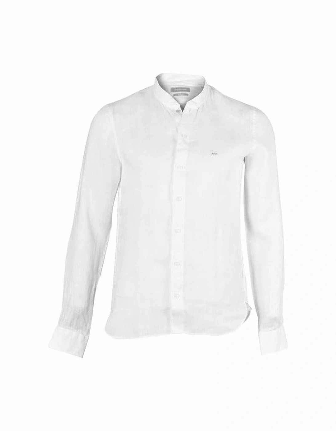 Linen Slim-Fit Shirt, White, 5 of 4