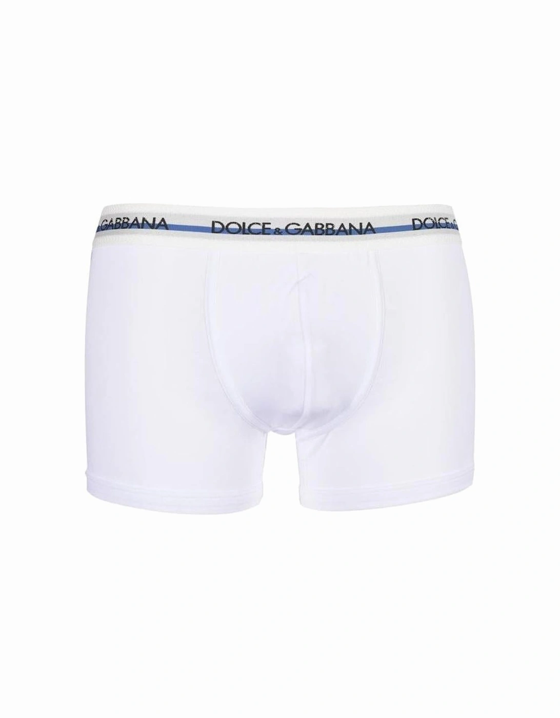 DG Monogram Trim Boxer Trunk, White, 5 of 4