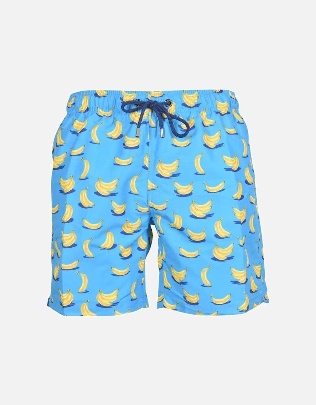 Bananas Print Swim Shorts, Blue, 5 of 4