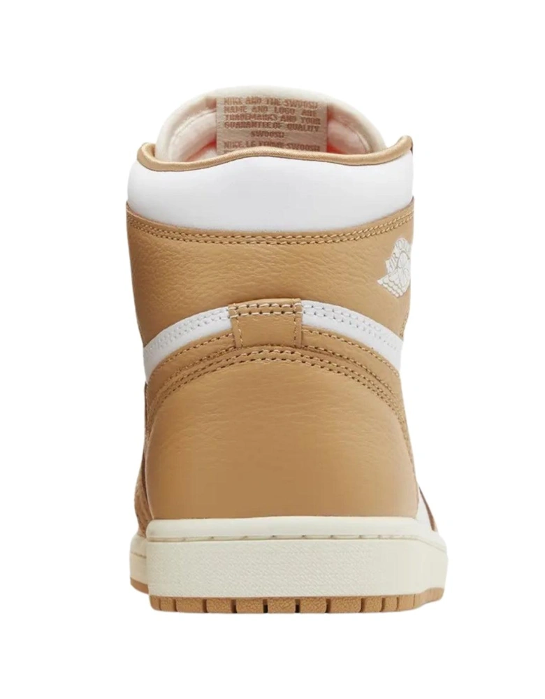 Womens/Ladies Air Jordan 1 Retro OG Praline Leather High Cut Trainers