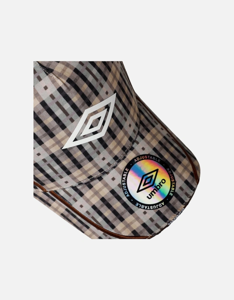 Checked Logo Baseball Cap