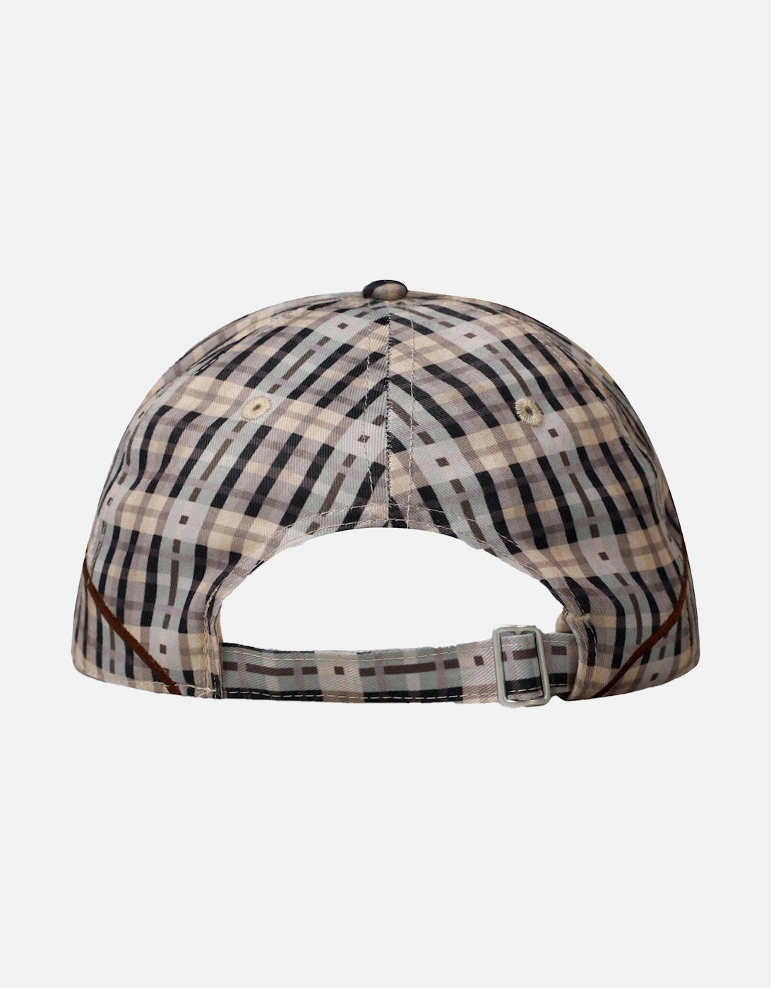 Checked Logo Baseball Cap