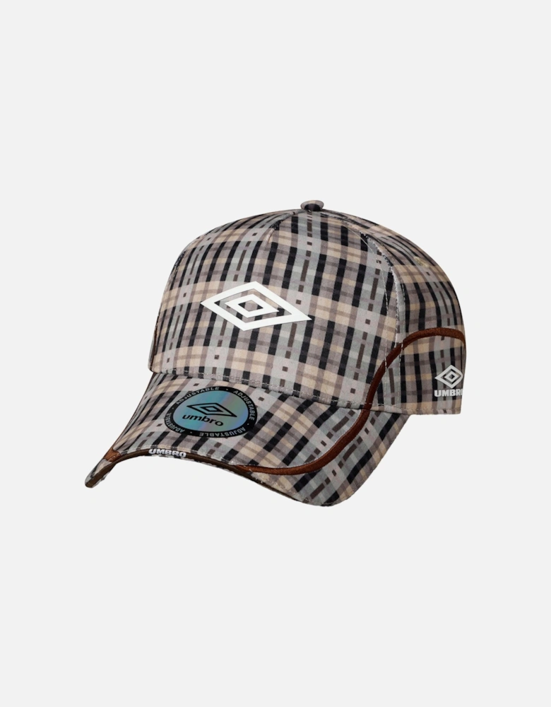 Checked Logo Baseball Cap