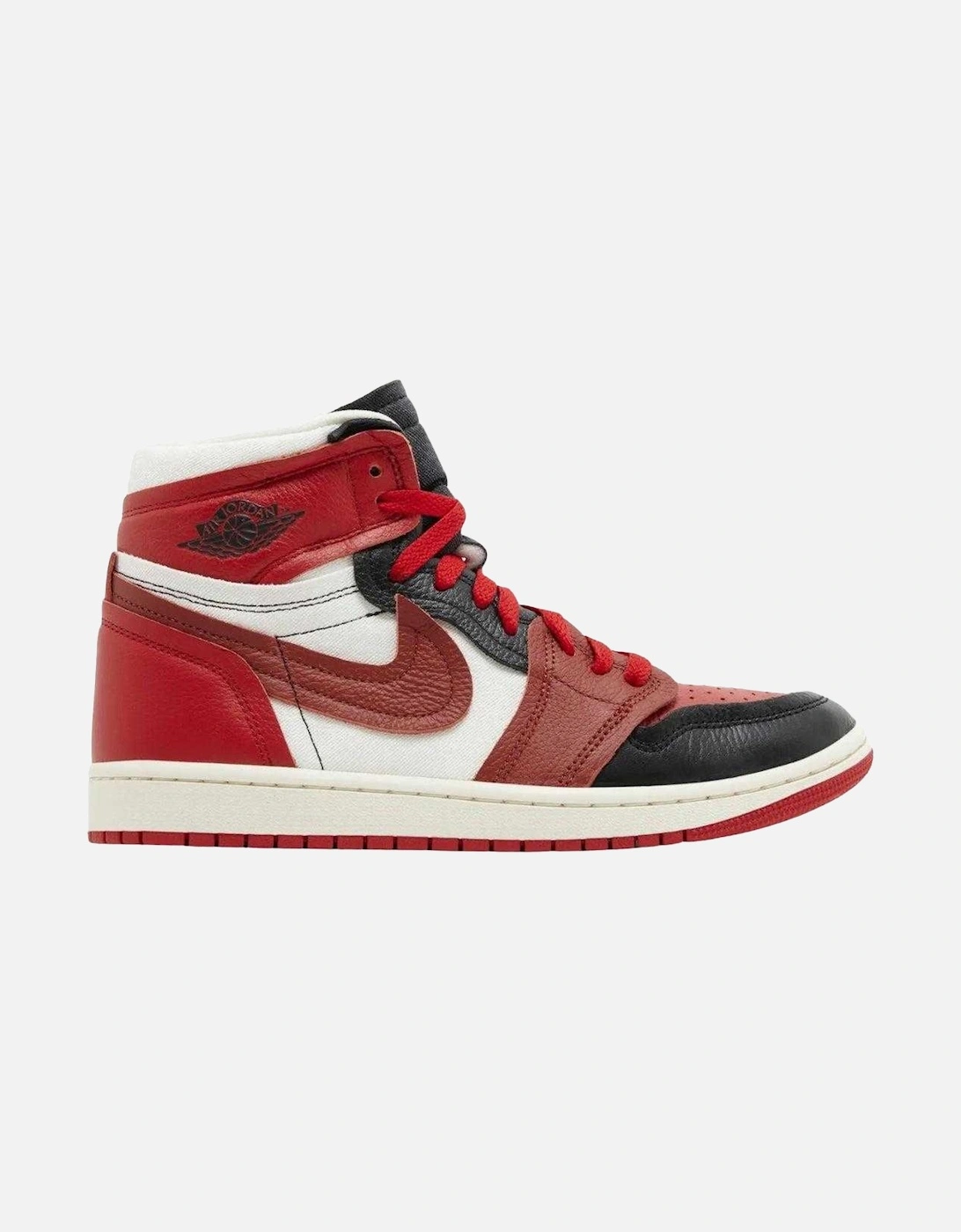 Womens/Ladies Air Jordan 1 Leather Trainers, 6 of 5