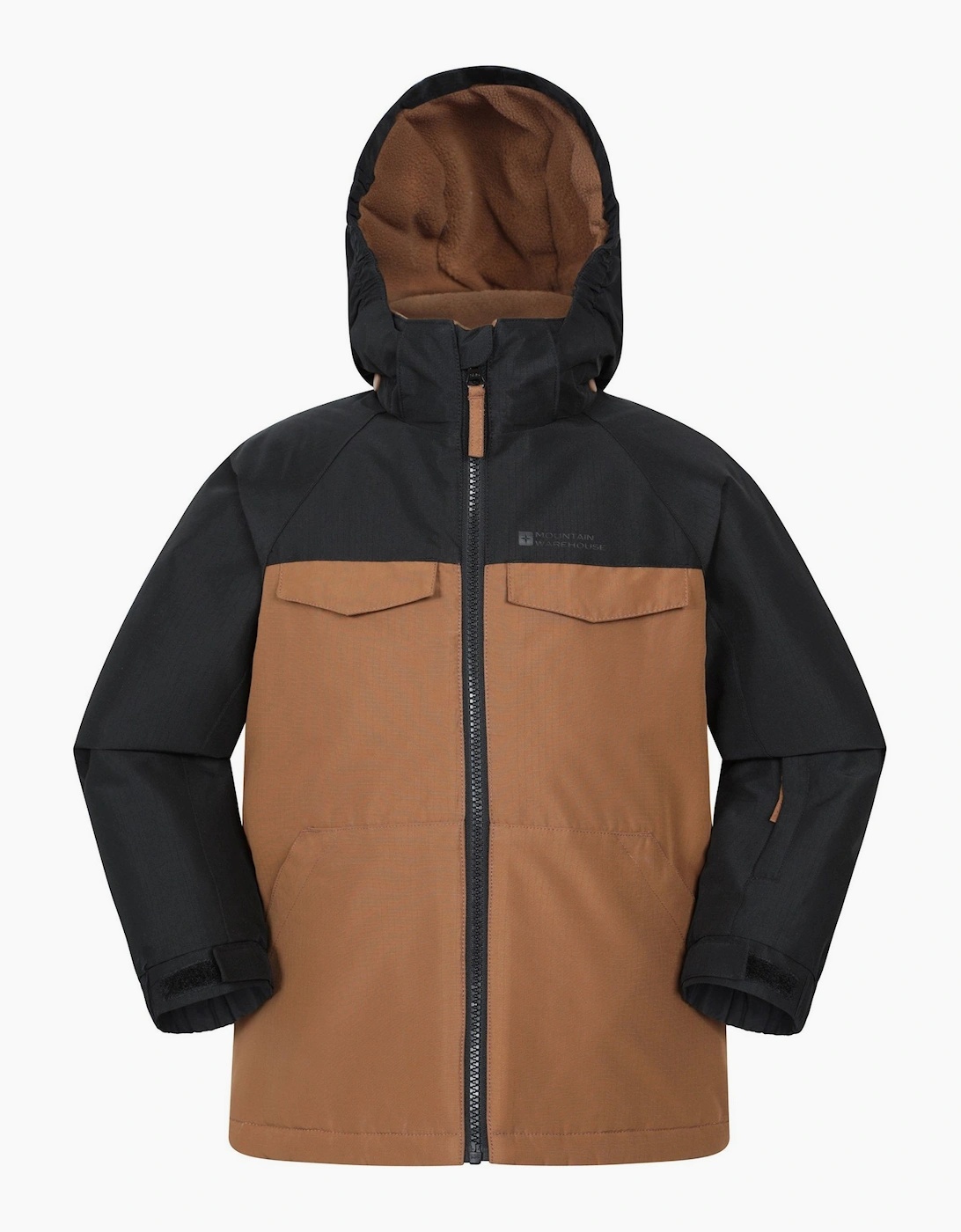 Mountain Warehouse Unisex Black Childrens/ Titan Water Resistant Padded Ski Jacket - Size 11 Years/12 Years Kids