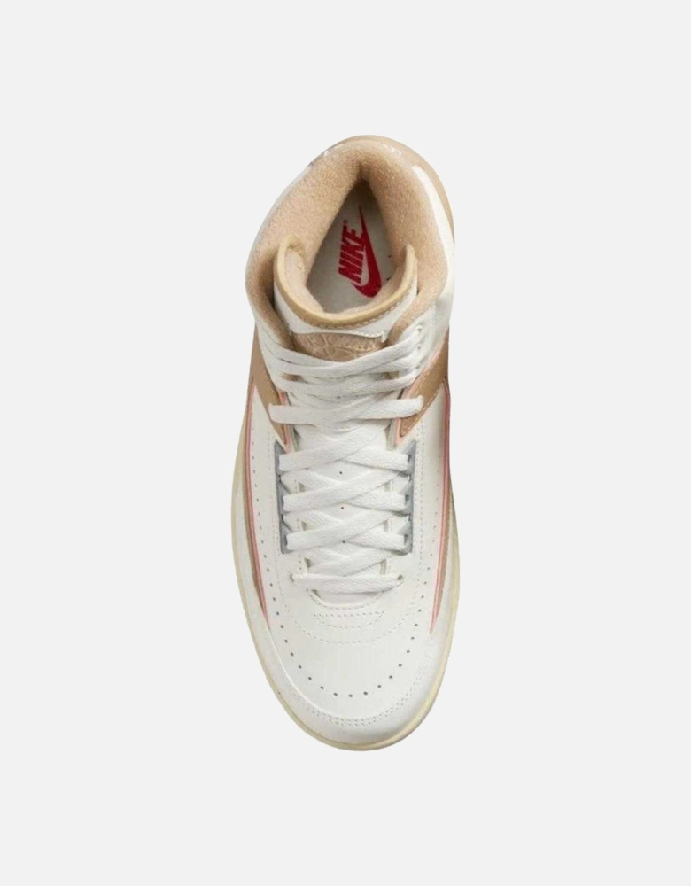 Mens Air Jordan 2 Retro Leather Trainers