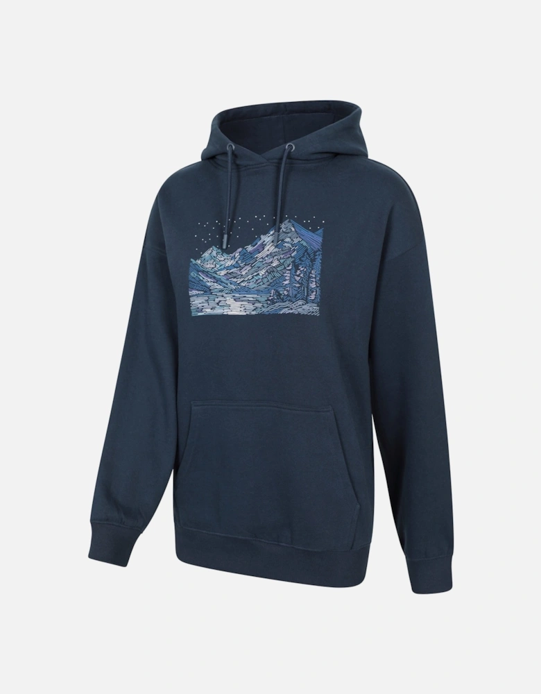 Womens/Ladies Nightscape Relaxed Fit Hoodie