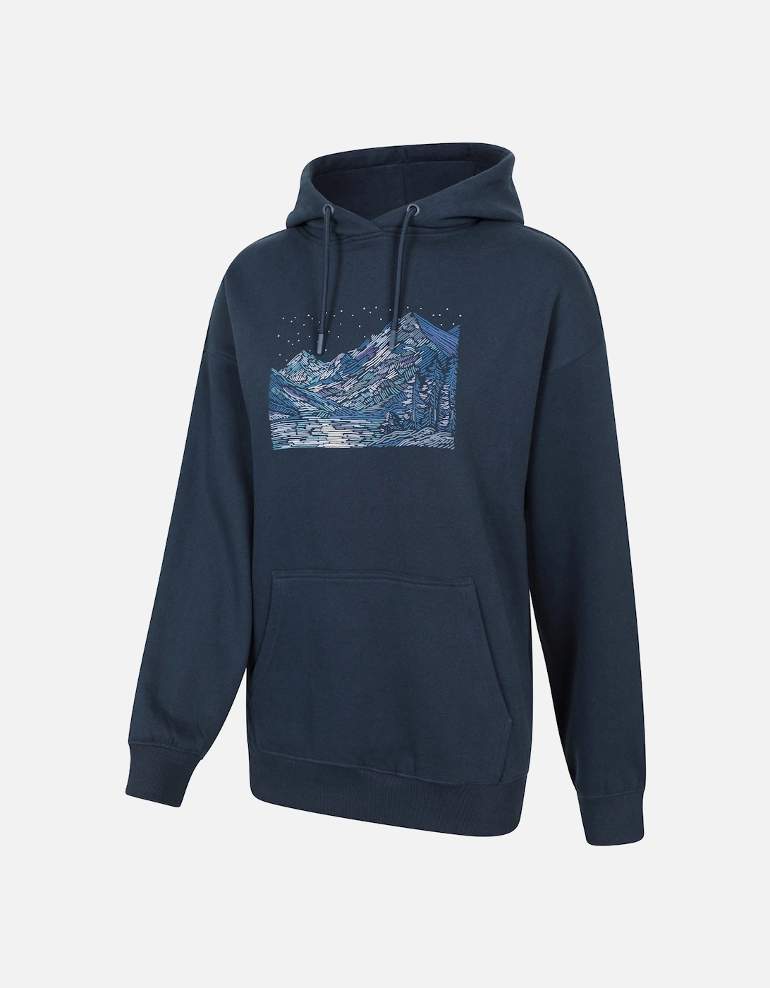 Womens/Ladies Nightscape Relaxed Fit Hoodie