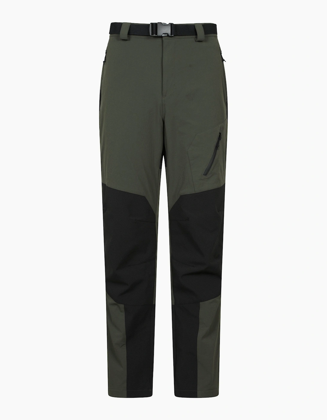 Mountain Warehouse Men's Mountain Warehouse Mens Forest Fleece Lined Two Tone Winter Trousers - Green