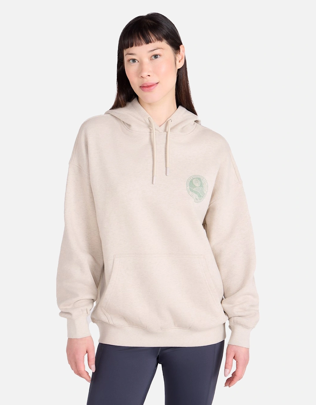 Womens/Ladies Mountain Collage Relaxed Fit Hoodie, 5 of 4