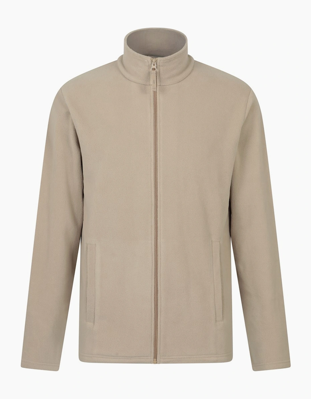 Mountain Warehouse Men's Cream Raso Full Zip Fleece Top  Xxl