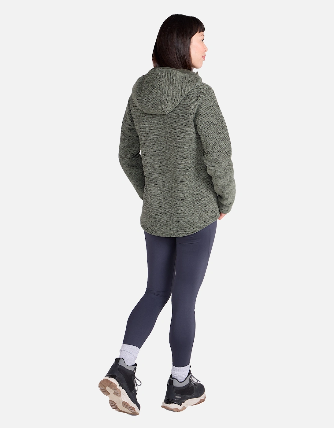 Womens/Ladies Hayfield Melange Faux Fur Lined Fleece Top