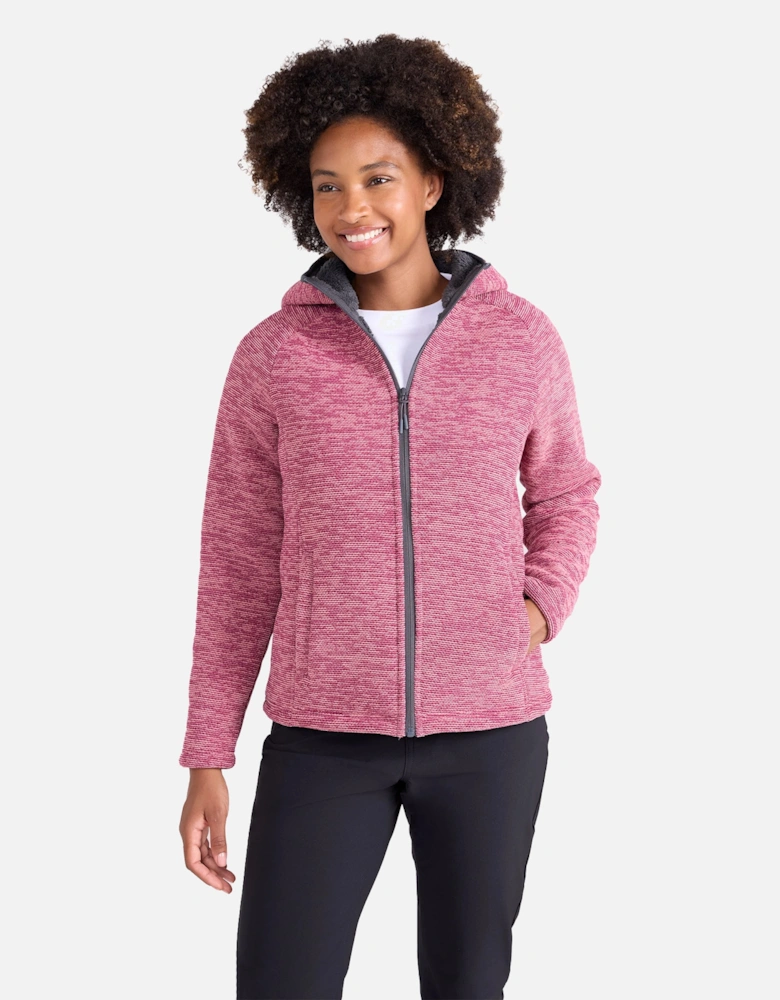 Womens/Ladies Hayfield Melange Faux Fur Lined Fleece Top