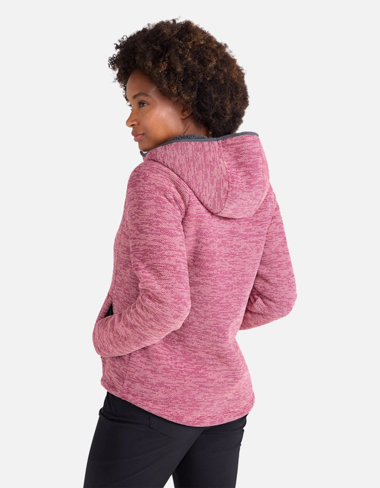 Womens/Ladies Hayfield Melange Faux Fur Lined Fleece Top