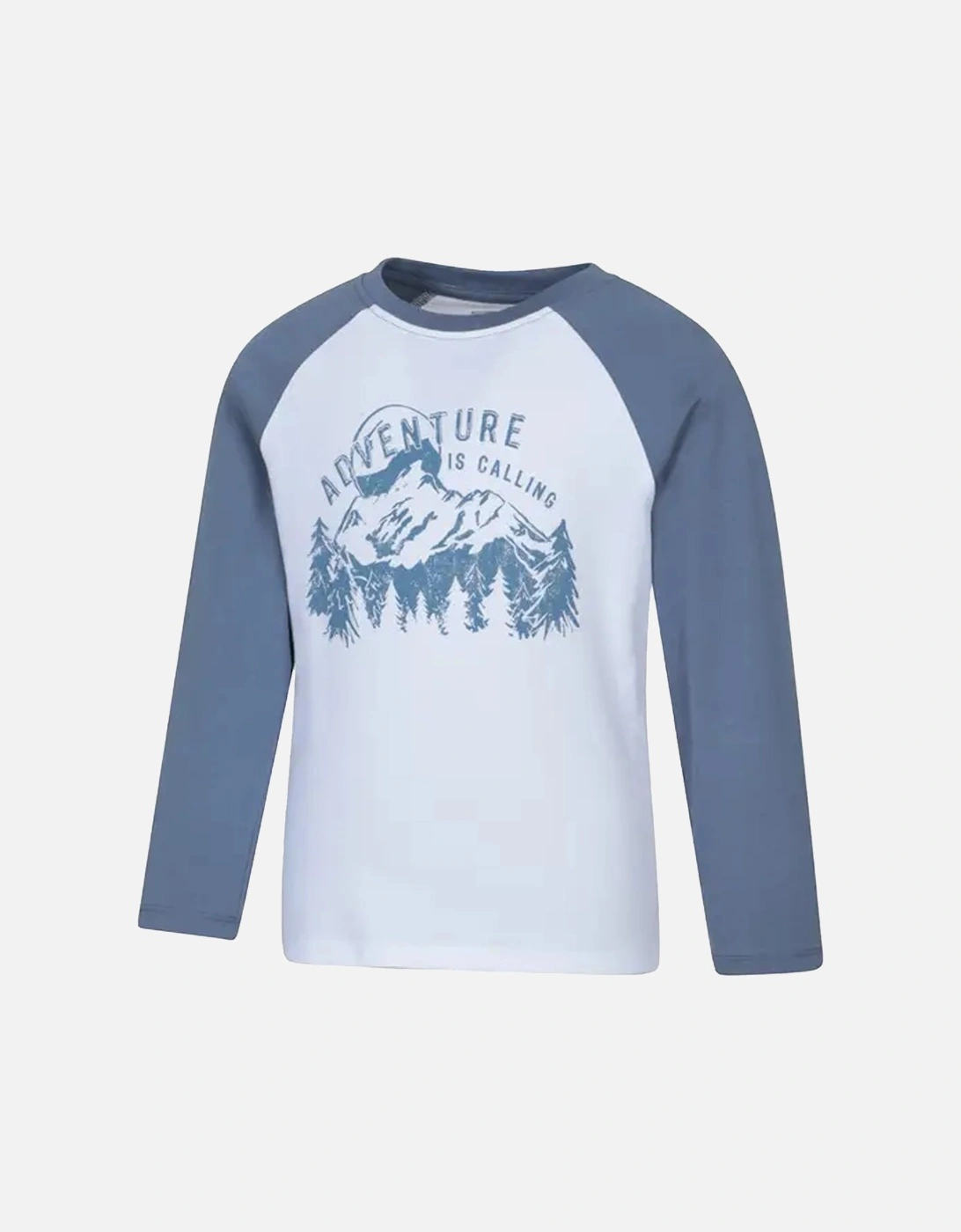 Childrens/Kids Adventure Mountain Long-Sleeved T-Shirt