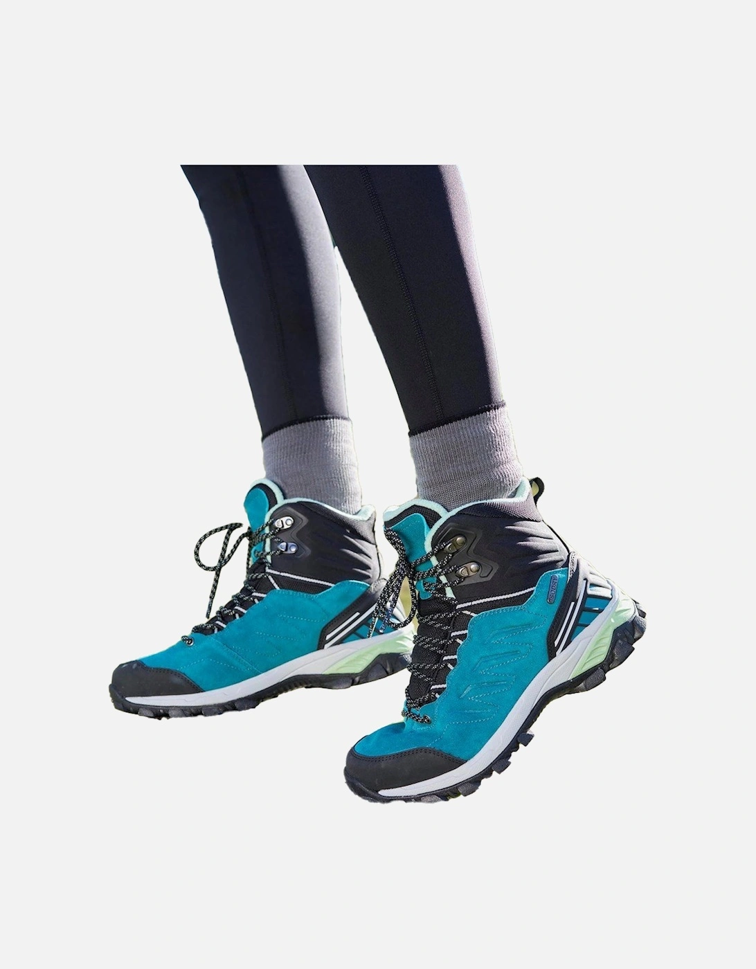 Womens/Ladies Leather Waterproof Thermal Hiking Boots