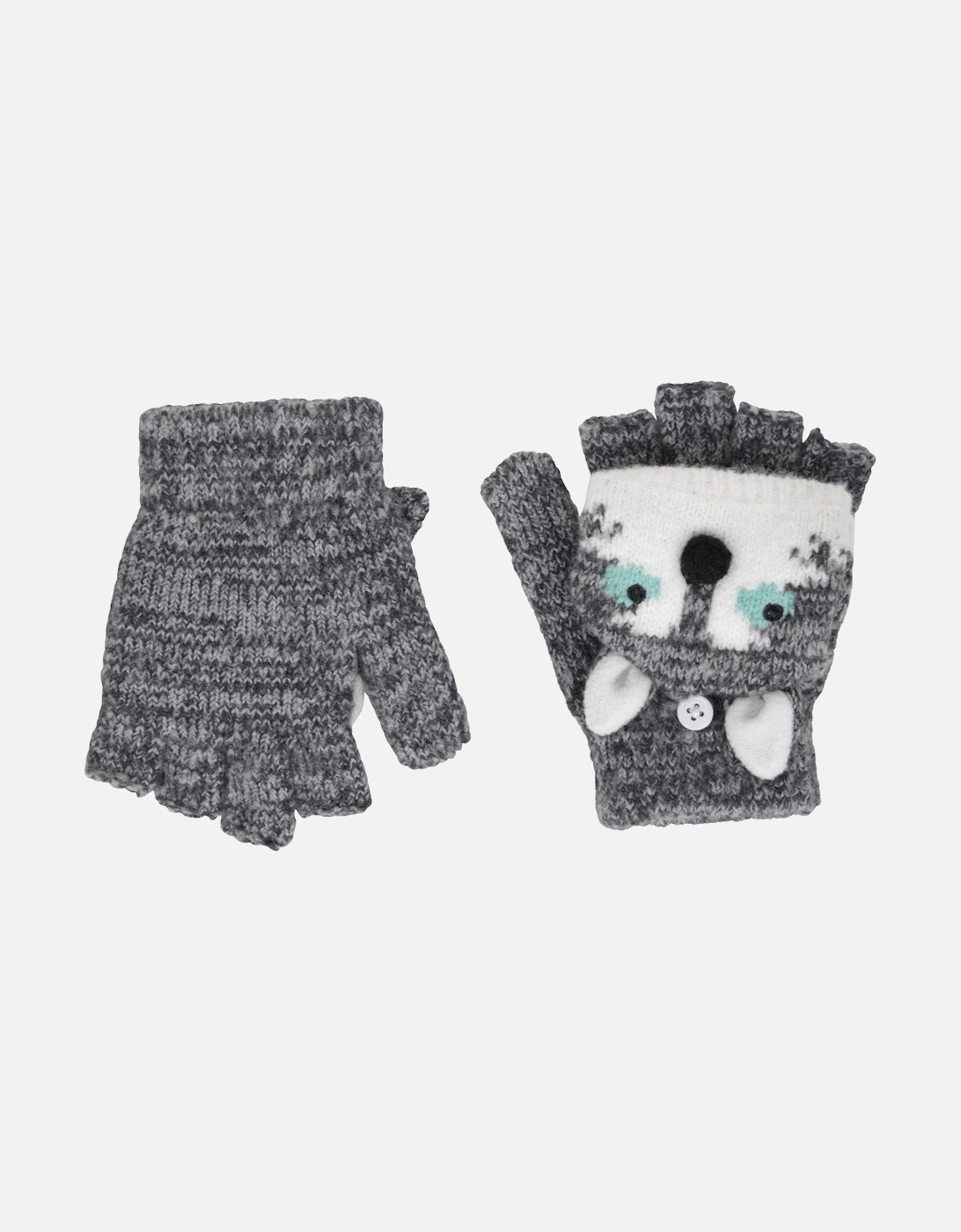 Childrens/Kids Wolf Gloves, 2 of 1