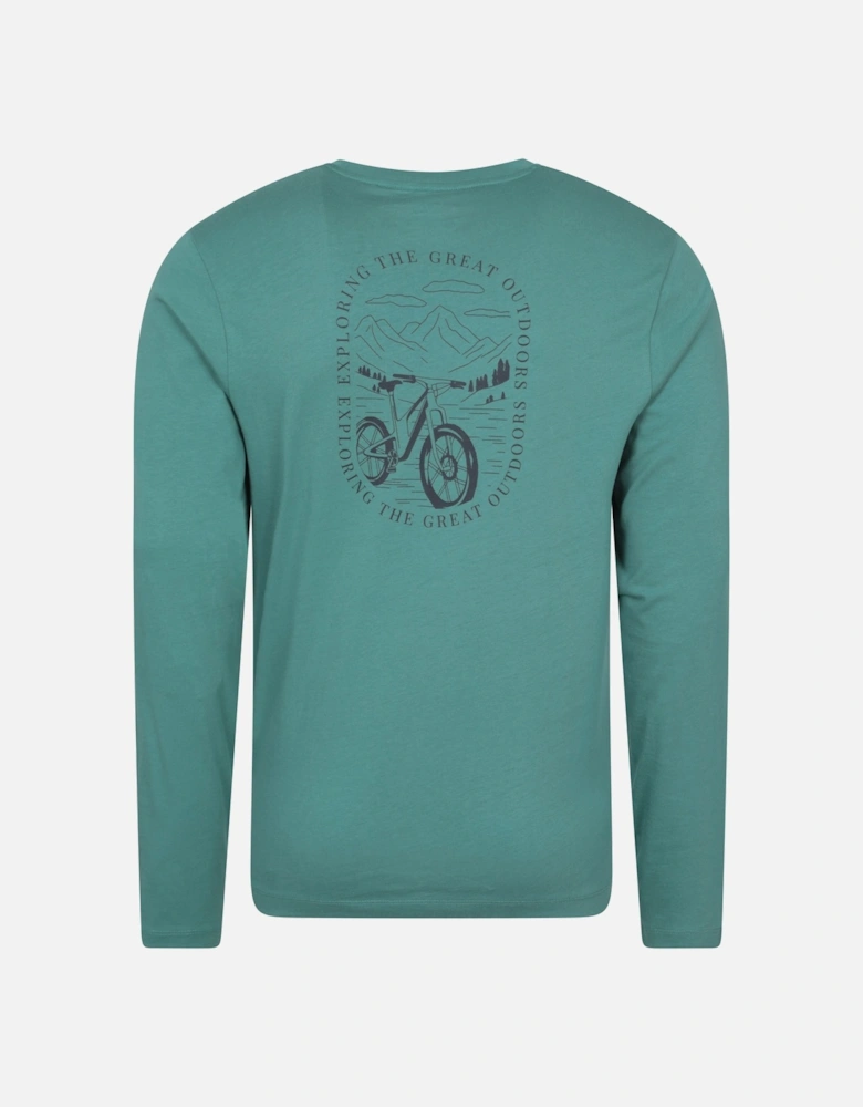 Mens Bike Long-Sleeved T-Shirt