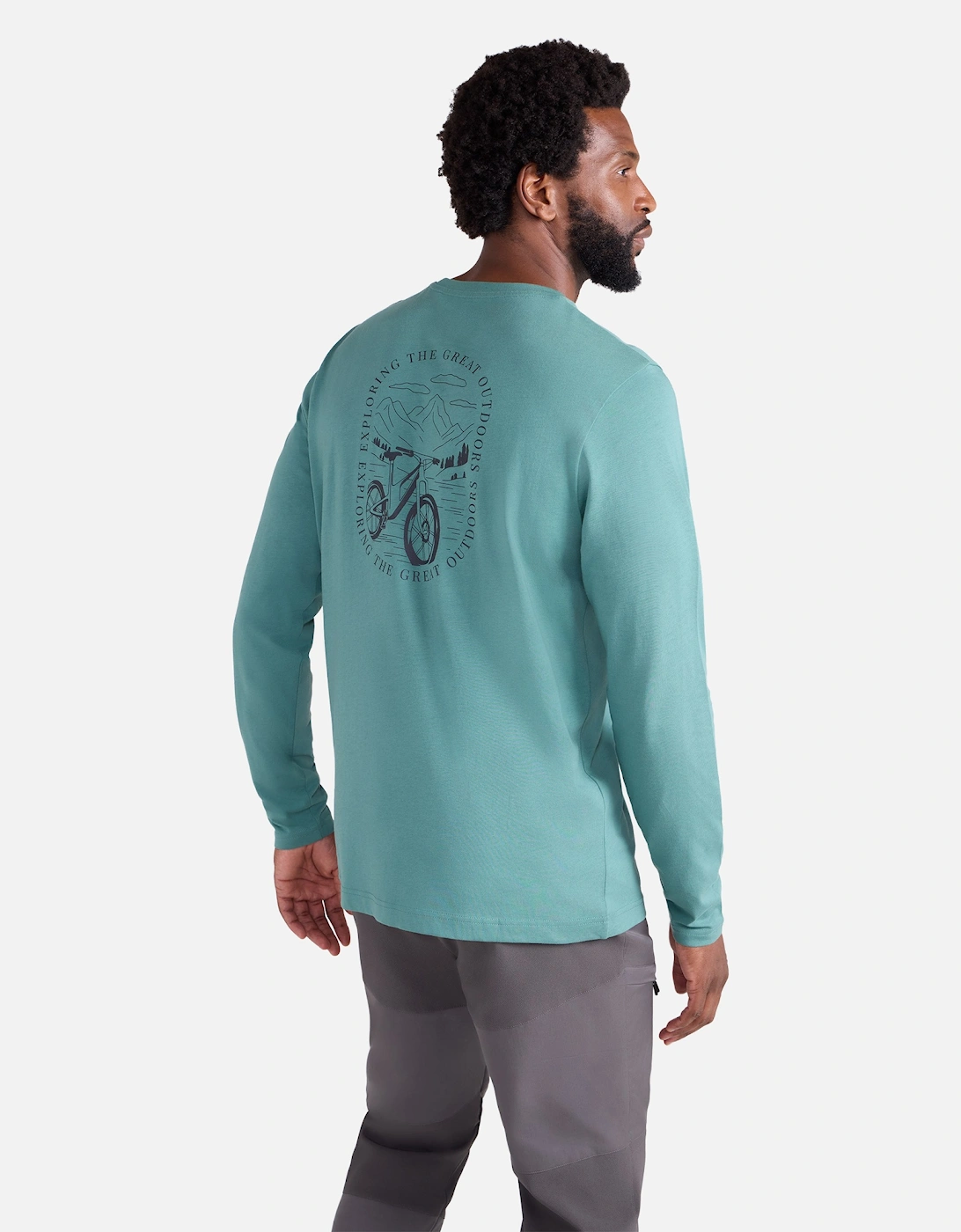 Mens Bike Long-Sleeved T-Shirt