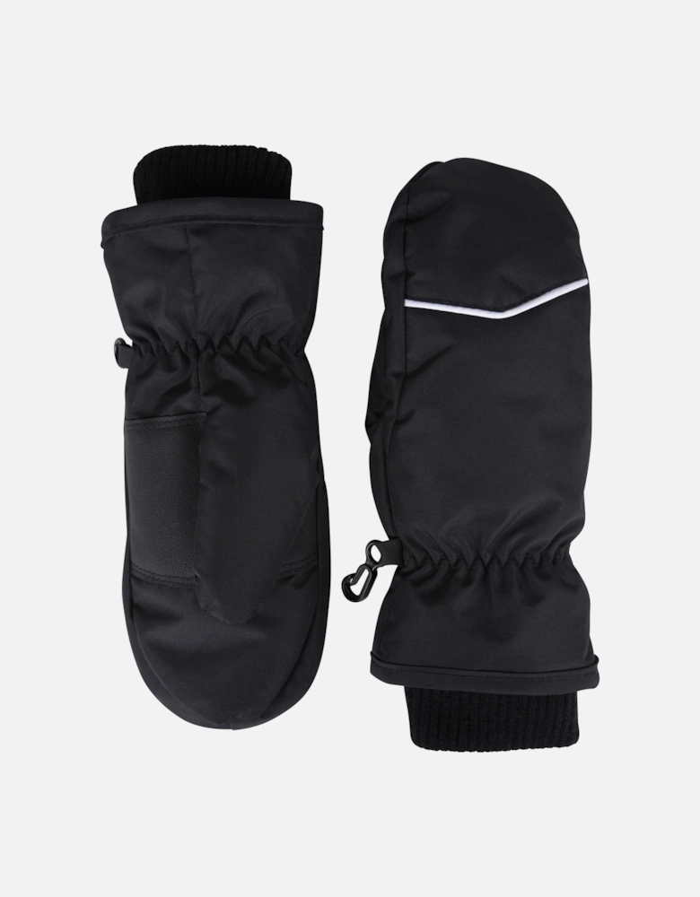 Childrens/Kids Faux Fur Lined Isotherm Ski Mittens