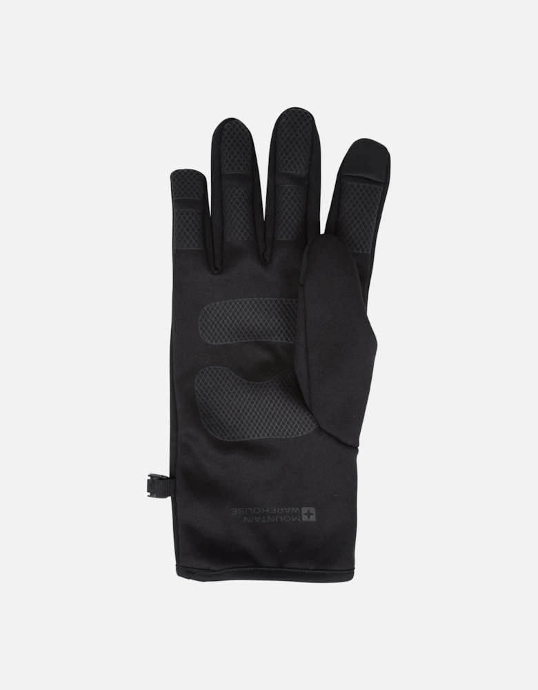Unisex Adult Water Resistant Nano Fleece Gripped Gloves