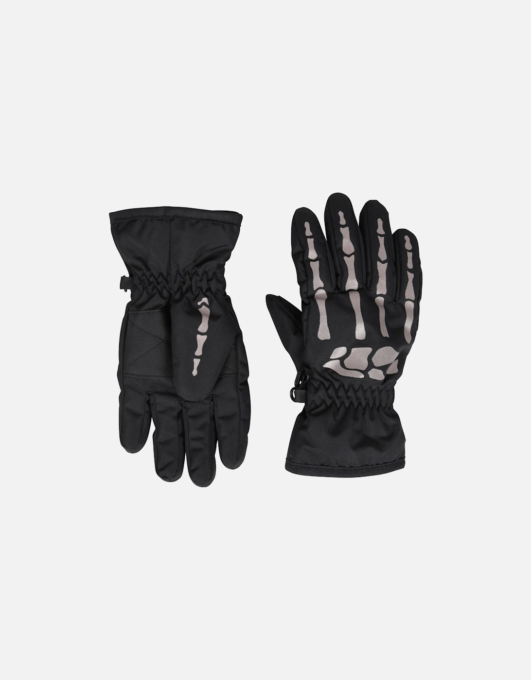 Childrens/Kids Water Resistant Skeleton Gloves