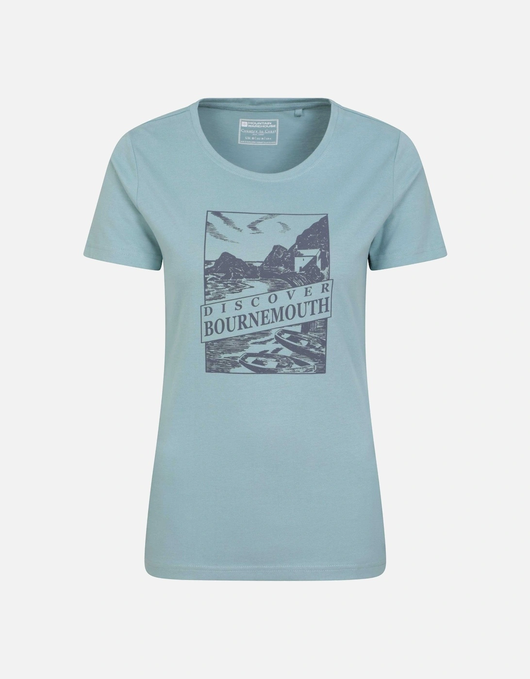 Womens/Ladies Discover Bournemoth Printed T-Shirt, 3 of 2