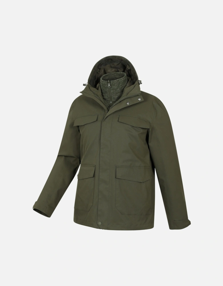 Mens Rushes 3 in 1 Waterproof Jacket