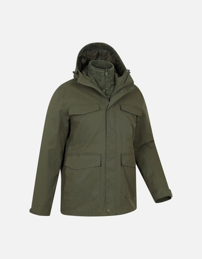 Mens Rushes 3 in 1 Waterproof Jacket