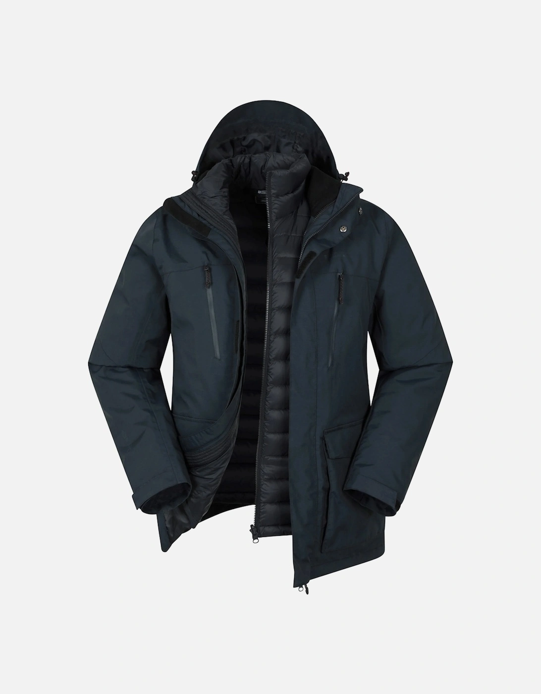 Mens Correspondent II 3 in 1 Down Jacket, 5 of 4