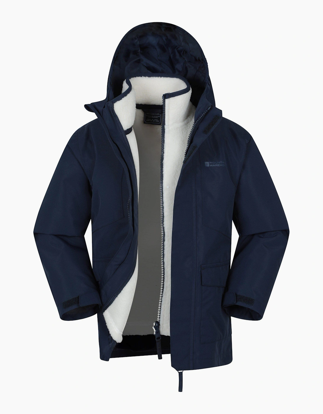 Mountain Warehouse Mountain Warehouse Childrens/Kids Creek 3 in 1 Waterproof Jacket - Navy