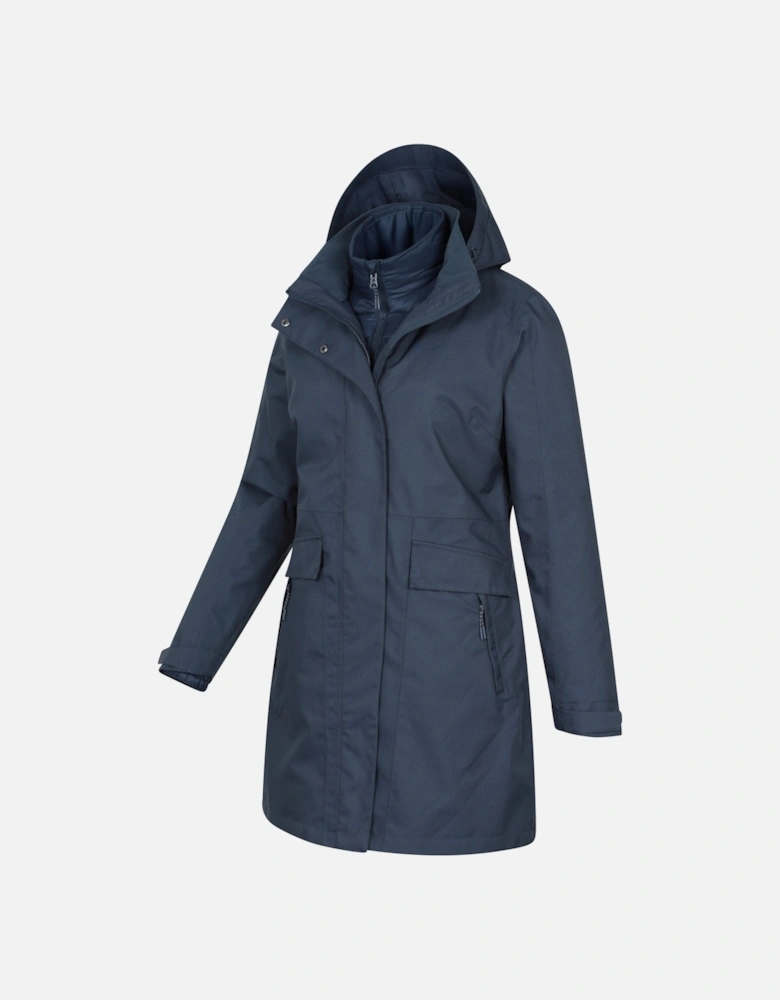 Womens/Ladies Rain On 3 in 1 Waterproof Jacket