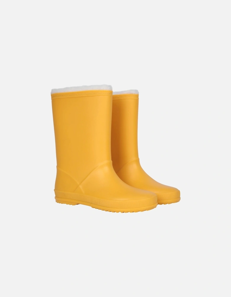 Childrens/Kids Snow Lined Wellington Boots