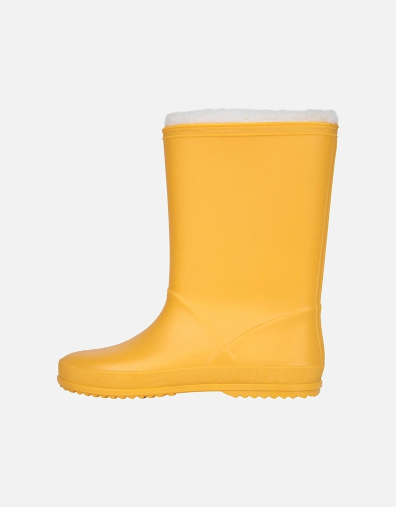 Childrens/Kids Snow Lined Wellington Boots