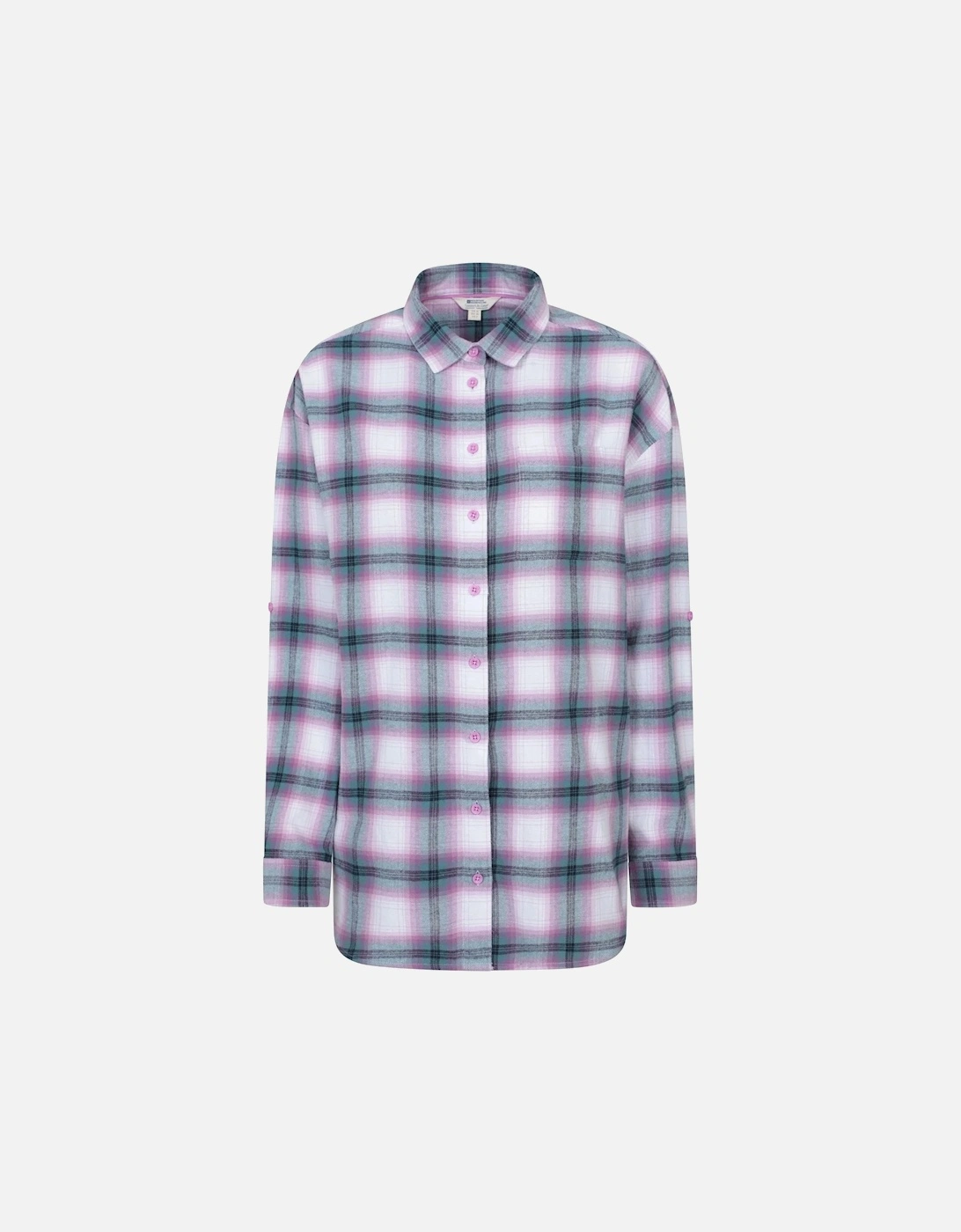 Womens/Ladies Elm Flannel Relaxed Fit Long-Sleeved Shirt, 5 of 4