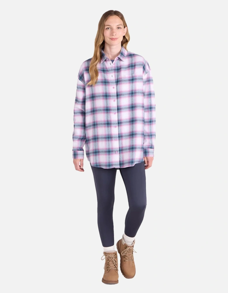 Womens/Ladies Elm Flannel Relaxed Fit Long-Sleeved Shirt