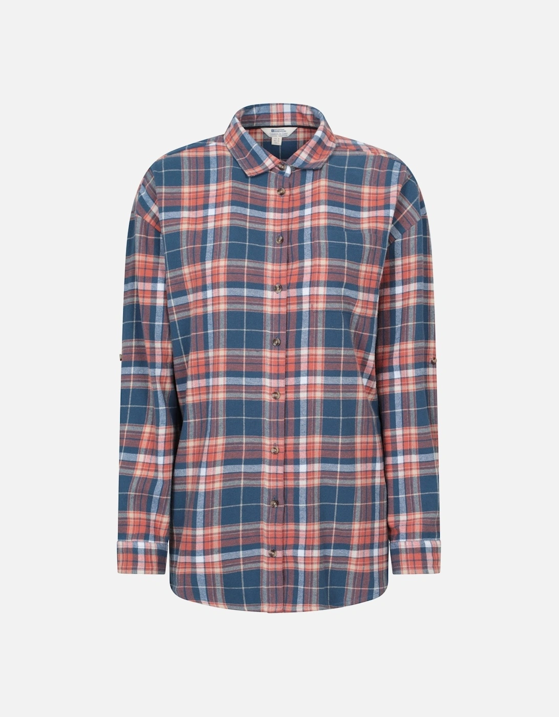 Womens/Ladies Elm Flannel Relaxed Fit Long-Sleeved Shirt, 5 of 4