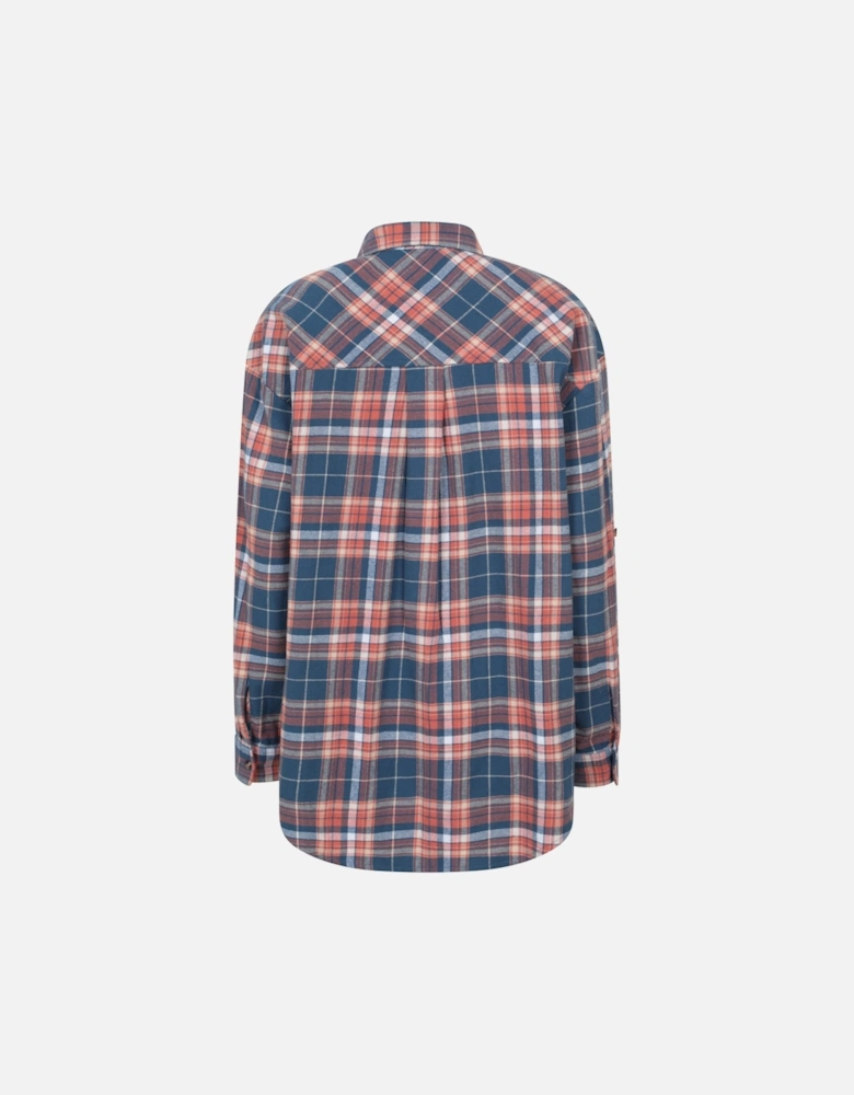Womens/Ladies Elm Flannel Relaxed Fit Long-Sleeved Shirt