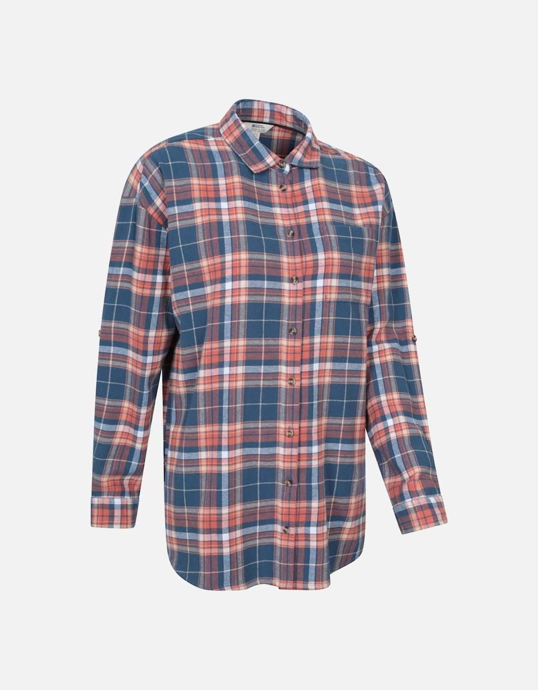 Womens/Ladies Elm Flannel Relaxed Fit Long-Sleeved Shirt