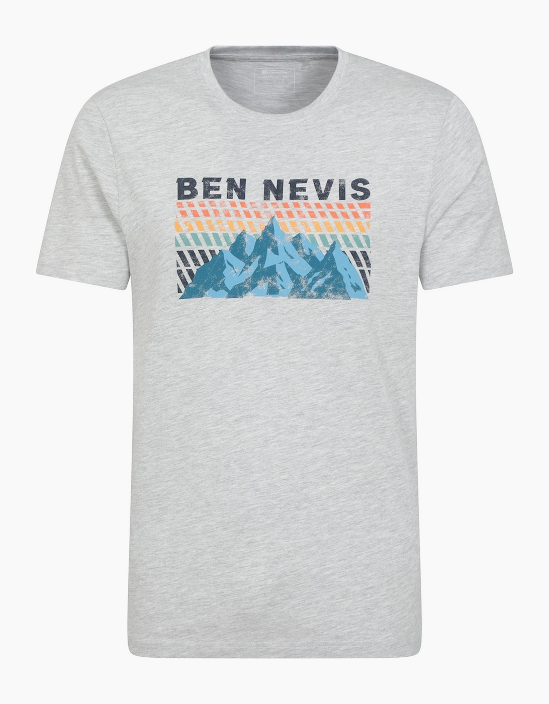 Mountain Warehouse Men's Grey Ben Nevis Graphic T-Shirt  40 L