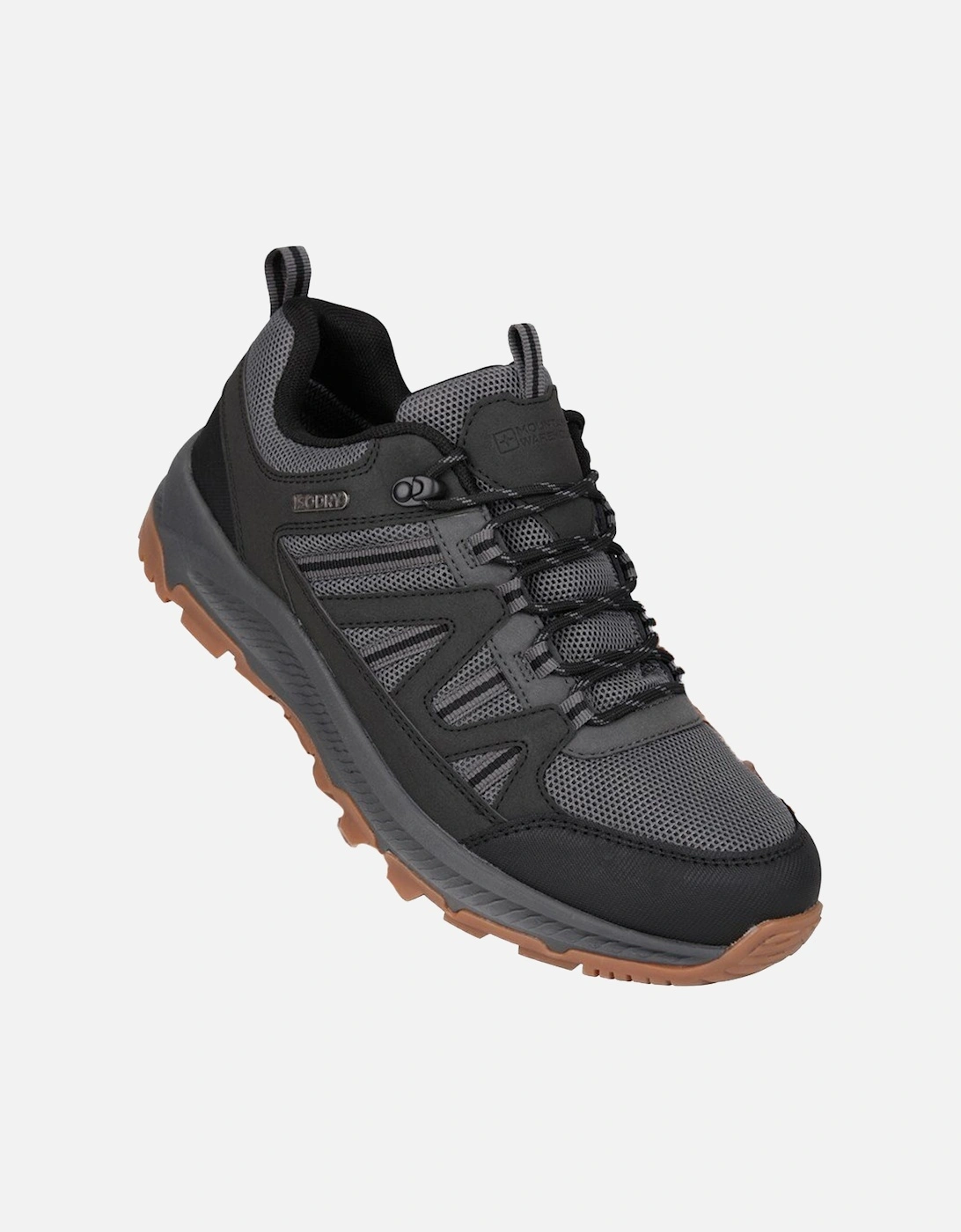 Mountain Warehouse Men's Mountain Warehouse Mens Route Suede Waterproof Outdoor Walking Shoes - Grey
